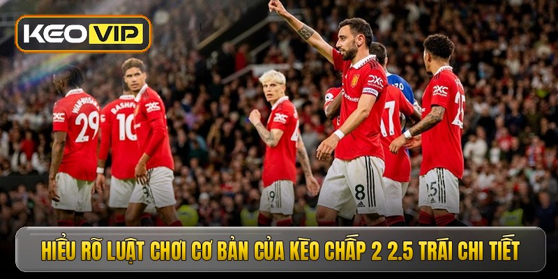 Hiểu rõ luật chơi cơ bản của kèo chấp 2 2.5 trái chi tiết